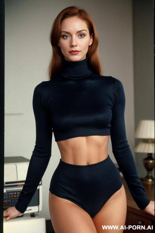 160s. 166. vintage, retro. busty. cutie babe face. 18 years old. simpleton. without makeup. turtleneck sweater. show tits. flash tits. - #main