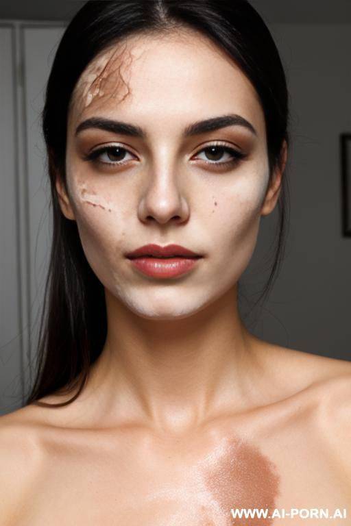 many skin blotch on face - #main