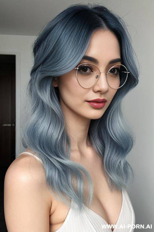 long light blue hair - #main
