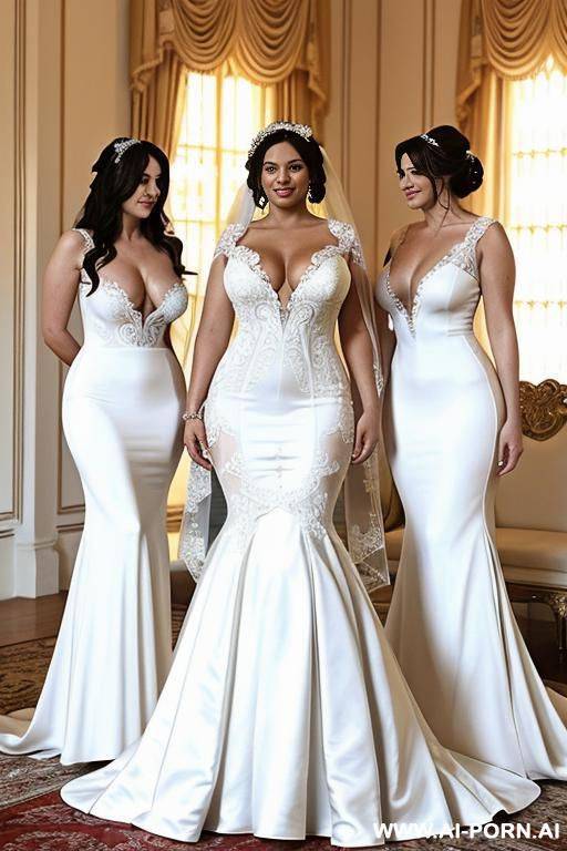 (full body view), (multiple women), (curvy bodies), - #main