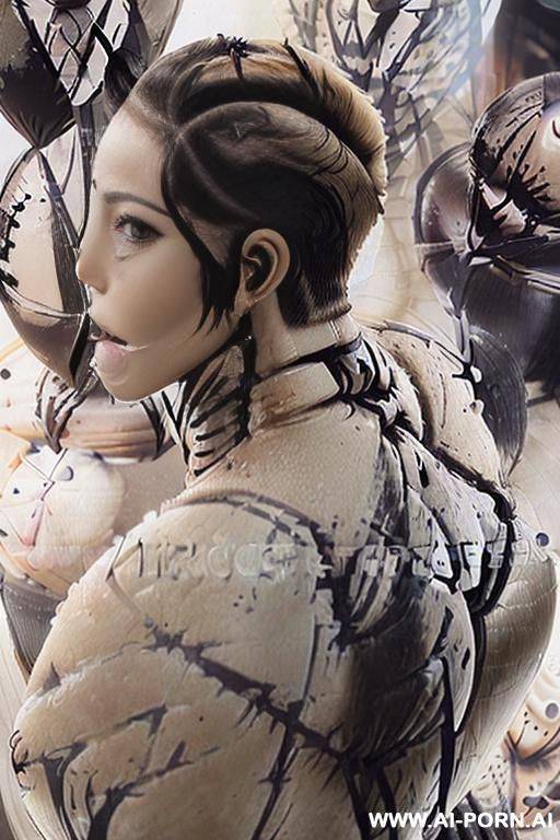 (((((((side swept undercut hairstyle, short hair, k cup, massage table, hourglass figure))))))) - #main