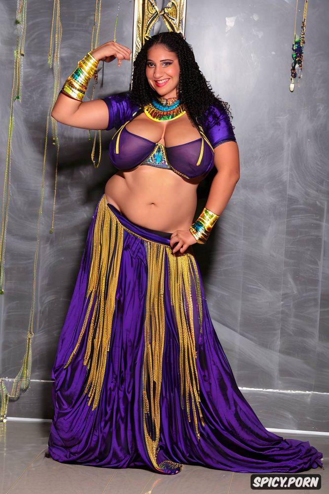 slim stomach, intricate beautiful dancing costume with matching top - #main