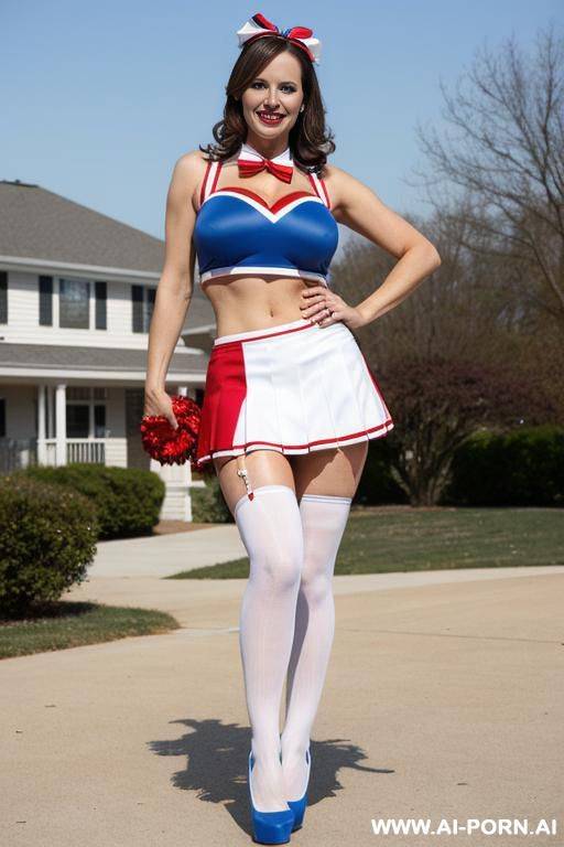 (suburban moms) (stockings) (outdoors) (blue) (red) - #main