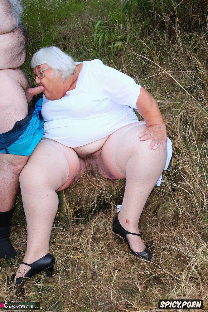 ass fuckig, very fat granny, spreading thick cellulite legs - #main