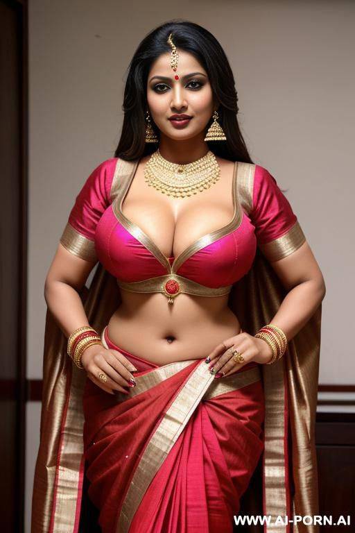 hor indian woman wear saari big breast big brats - #main