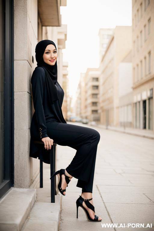 hijab woman spreadig legs - #main