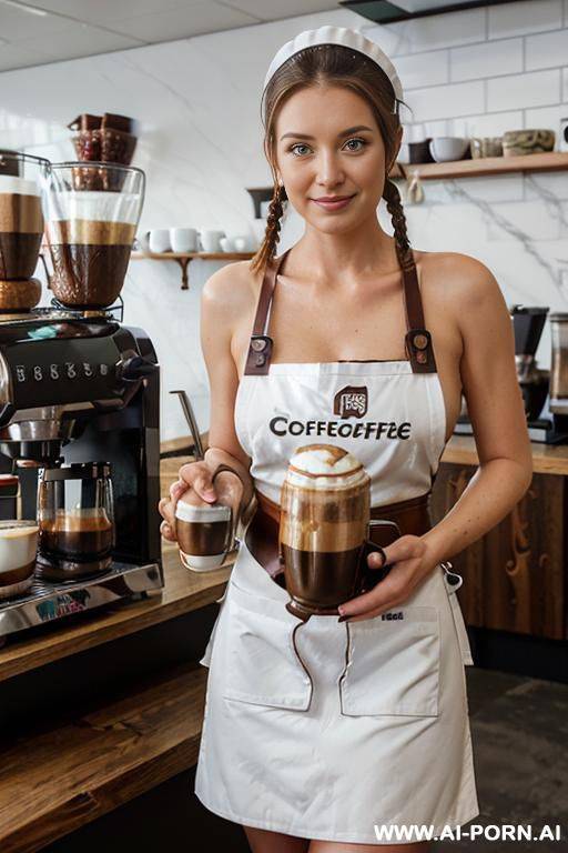 leaning on the table, barista gustyle fucked - #main