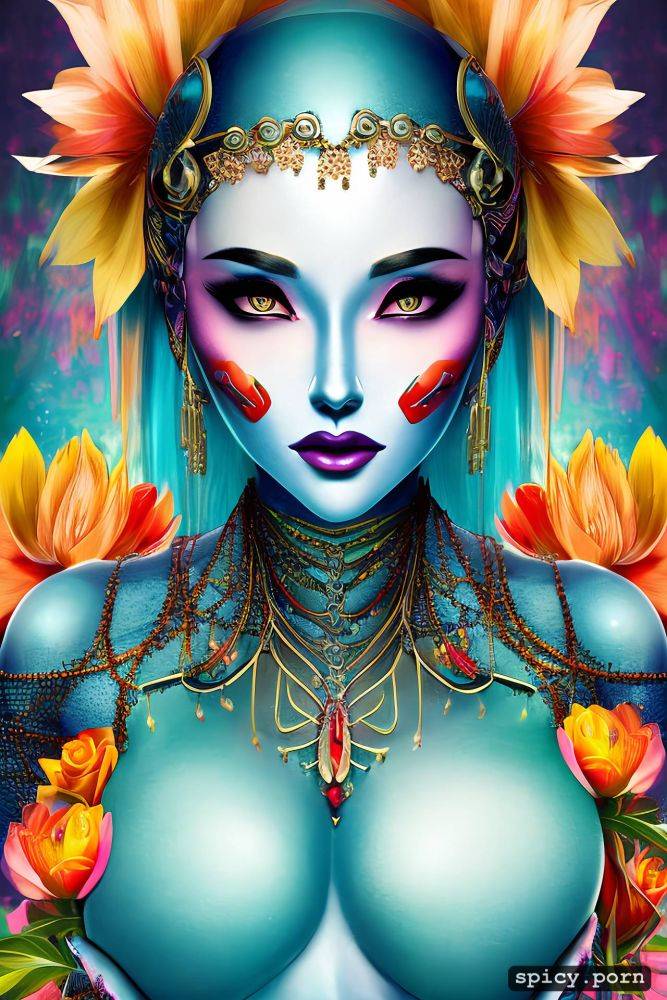 domo arigato miss roboto, realistic, lotus flower, ultra detailed - #main