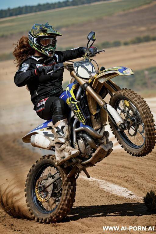 motorcycles beautiful with full breasts, big ass, blue eyes - #main