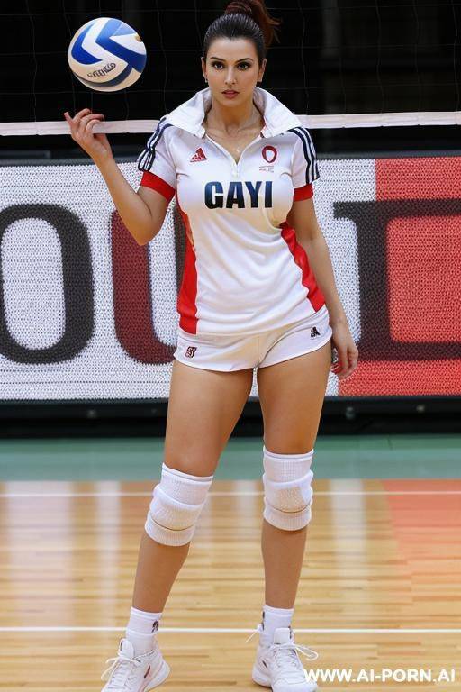 large breast woman zehra güneş voleyball - #main