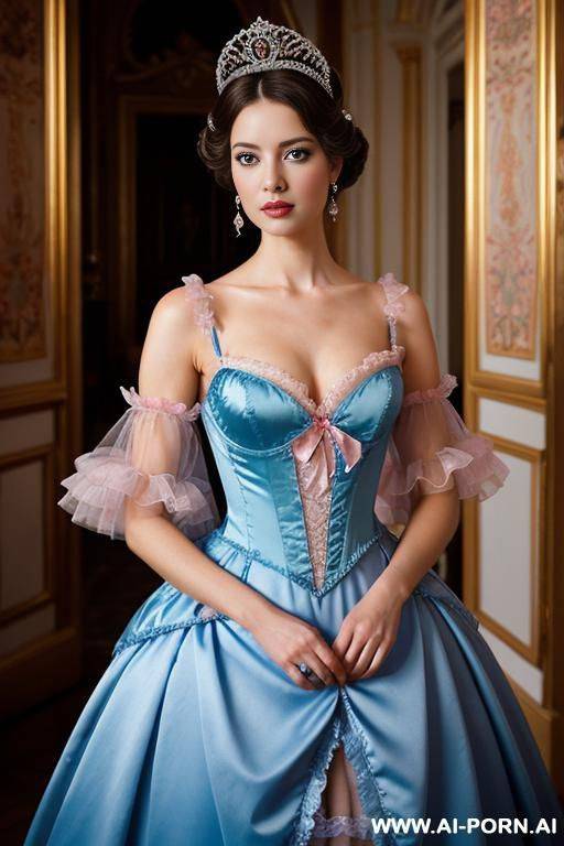 eye contact, pink princess dress - #main