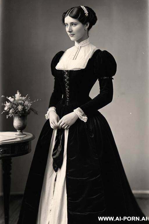 20 years old, xix century, english, lifts dress to show dick - #main