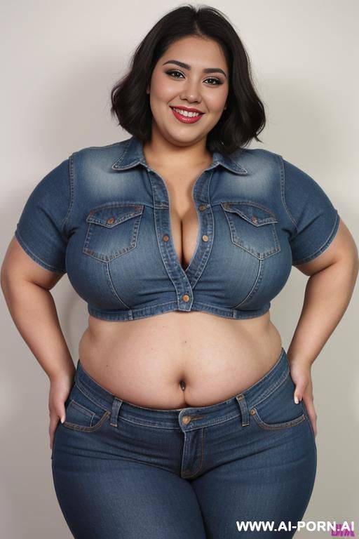 mexican, extremely wide hips, bimbo, slutty - #main