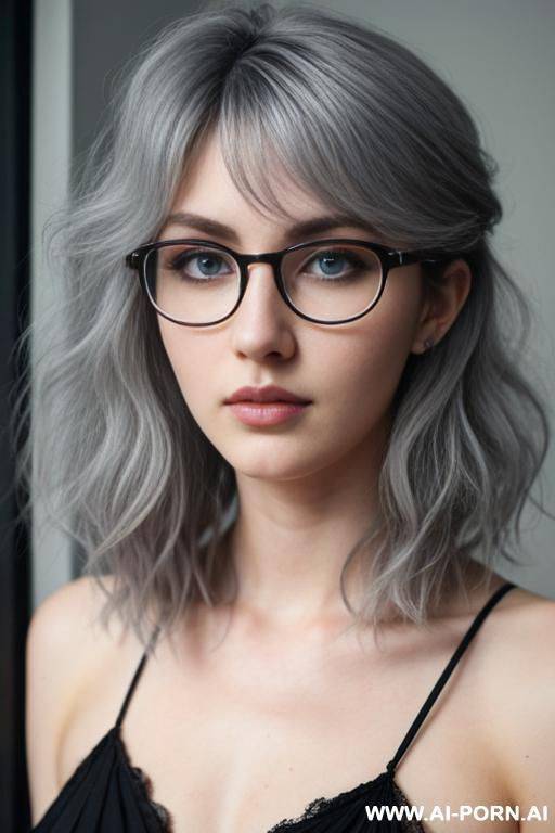 (thick rimmed glasses) (emo) - #main