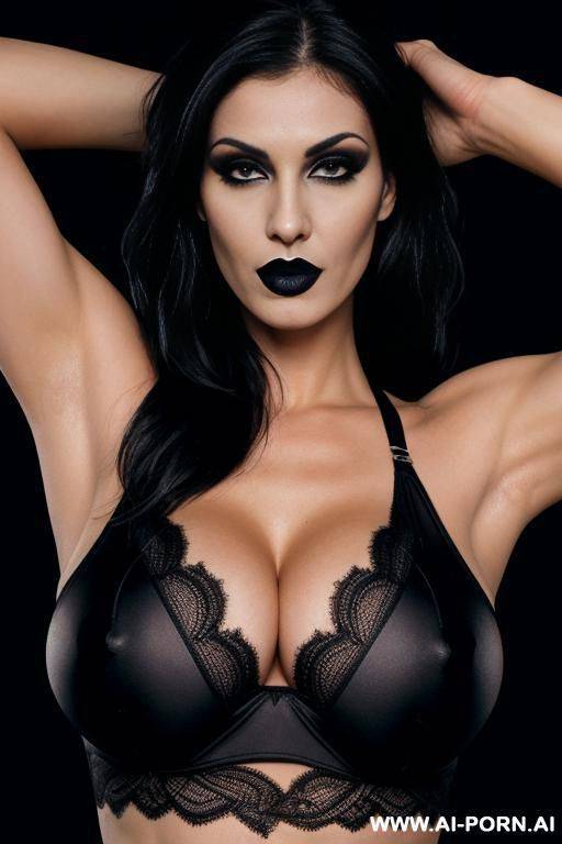 goth athlete, sexy face, lace, tall, huge boobs, naked, sperm - #main