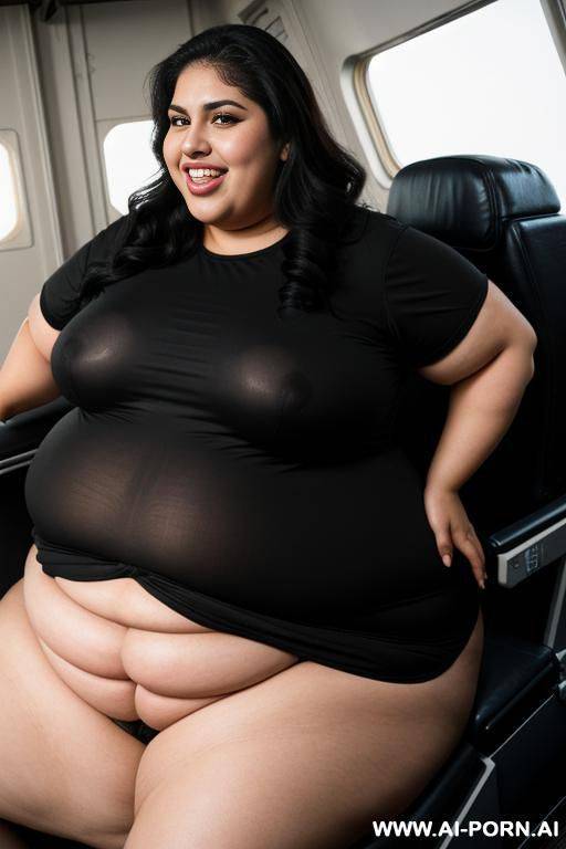 rotund figure, huge body, very obese, mexican, huge nose, model, chola, chicana, wide hips, extra thicc - #main
