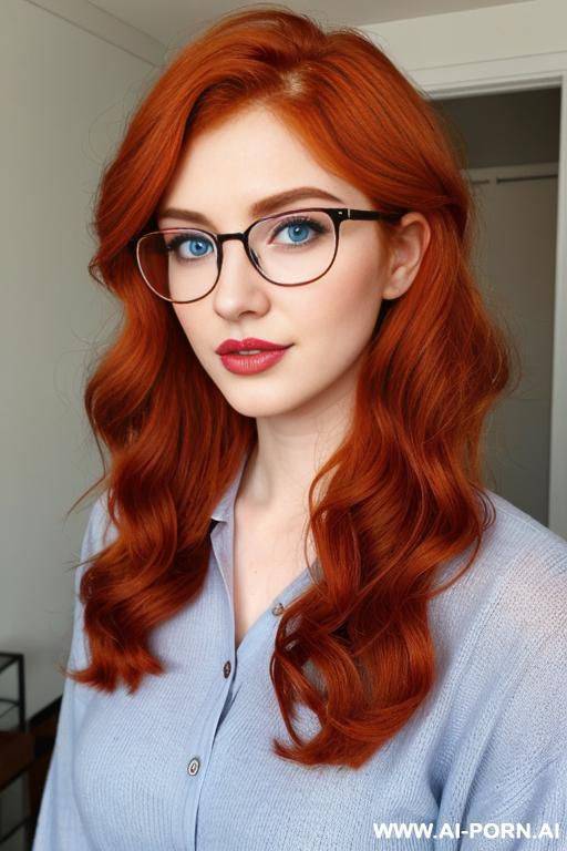 (thick rimmed glasses) (streamer makeup) - #main