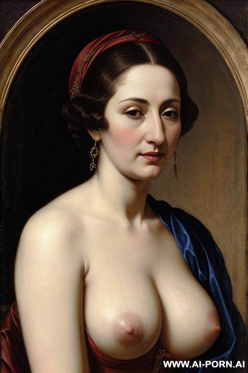 old women, saggy tits, classic art - #main