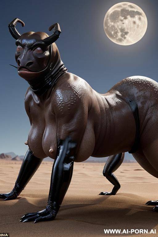 imaginary image: woman on all fours pose (very realistic photo), scorpion (huge body) fucks a woman (copulate like animals) (penetration from behind) (giant imaginary dick), scorpion shoved the tip - #main