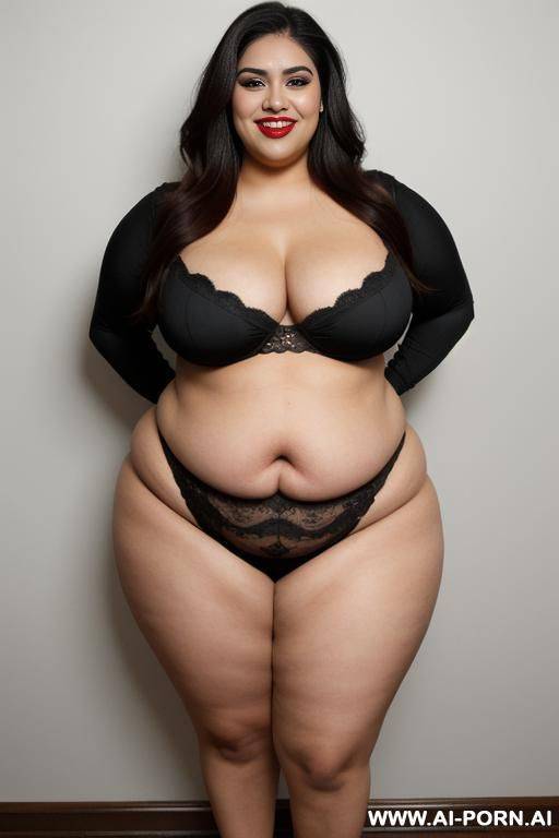 rotund figure, huge wide body, mexican, masterpiece supermodel, huge nose, chicana, chola, grunge, hot, pear shaped, wide hips - #main
