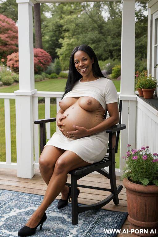 a beautiful black woman, saggy tits, - #main
