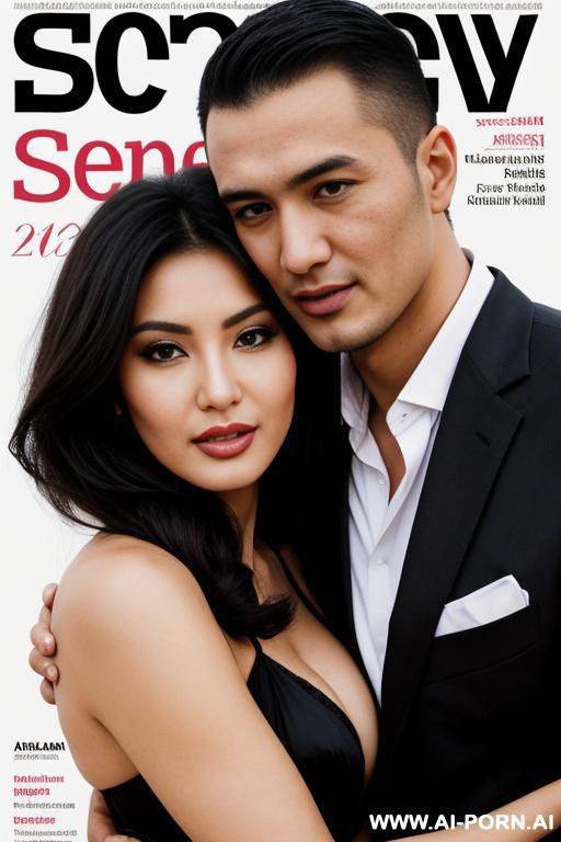 magazine cover, hugged by uzbek accounter man - #main