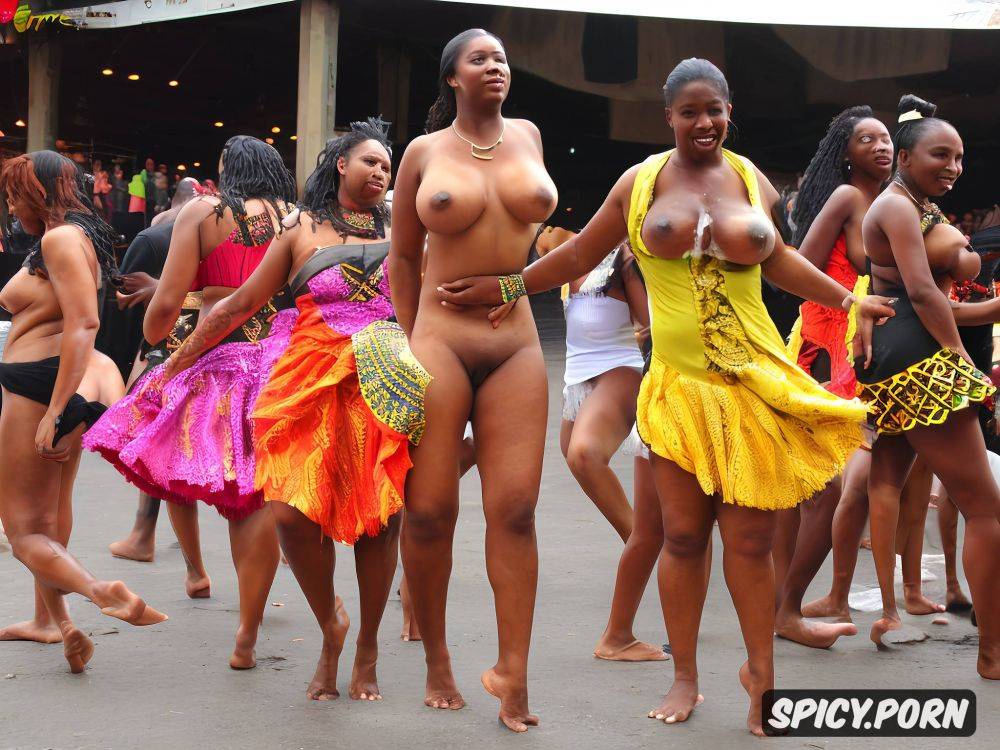 spectators, gaped twats, africa field, africa, curvy, nude women - #main