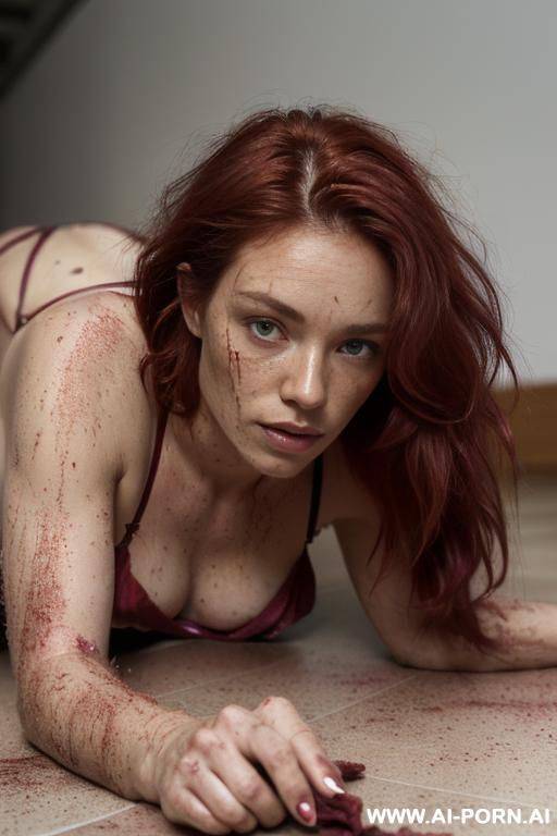 (((a woman wearing a wine red thong))), (hairy armpits), very hairy pussy ((really hairy)) (((hairy more ever))) ((thick long hair on pussy)), (((super dirty body, extreme dirty, dirty face))), - #main