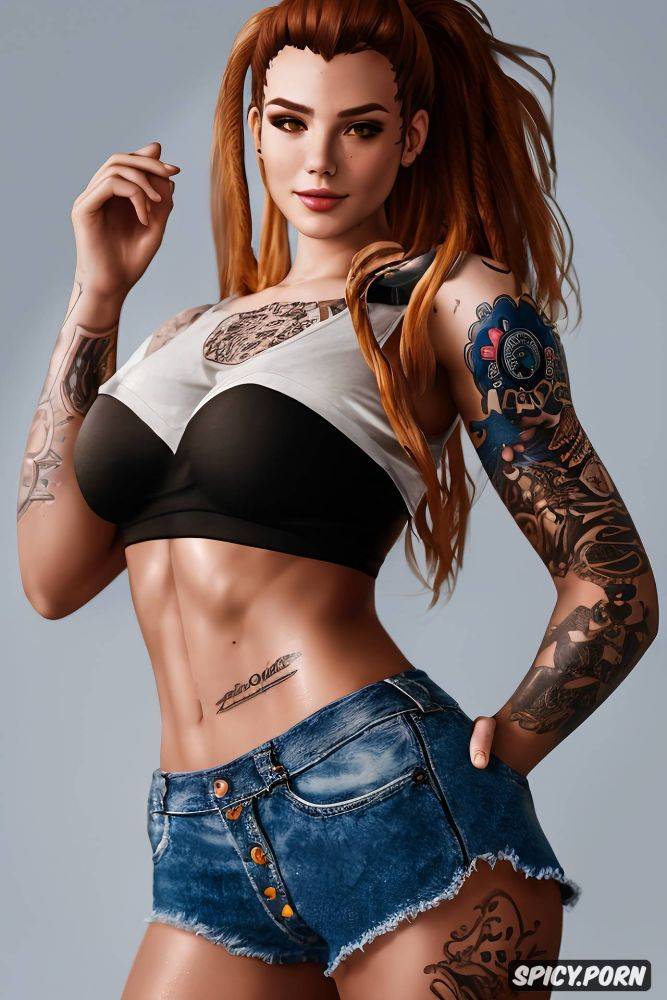 brigitte overwatch beautiful face full body shot, k shot on canon dslr - #main