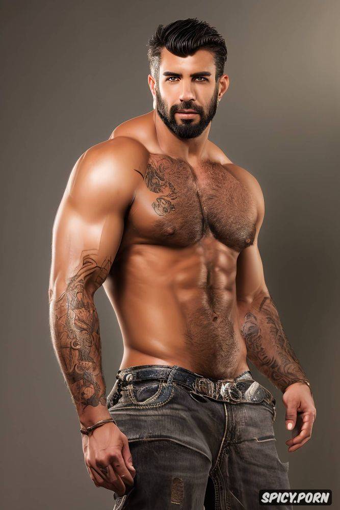 gay, arab, serious face, macho, dominant pose, hairy, xxl - #main