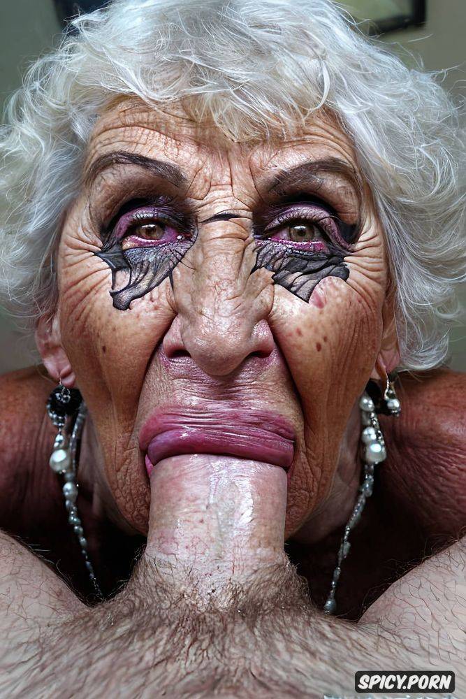 white hair, ugly, highest quality k, gilf, ultra realistic, intricate wild hair - #main