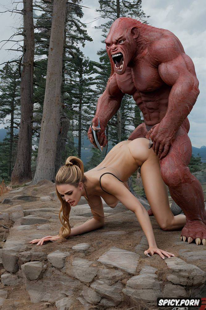 gripping her waist, intent on effective copulation, facial seizure from extreme pleasure - #main