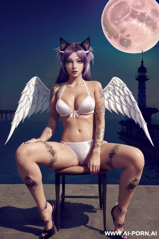 full body view. (((she has a huge penis))) - #main