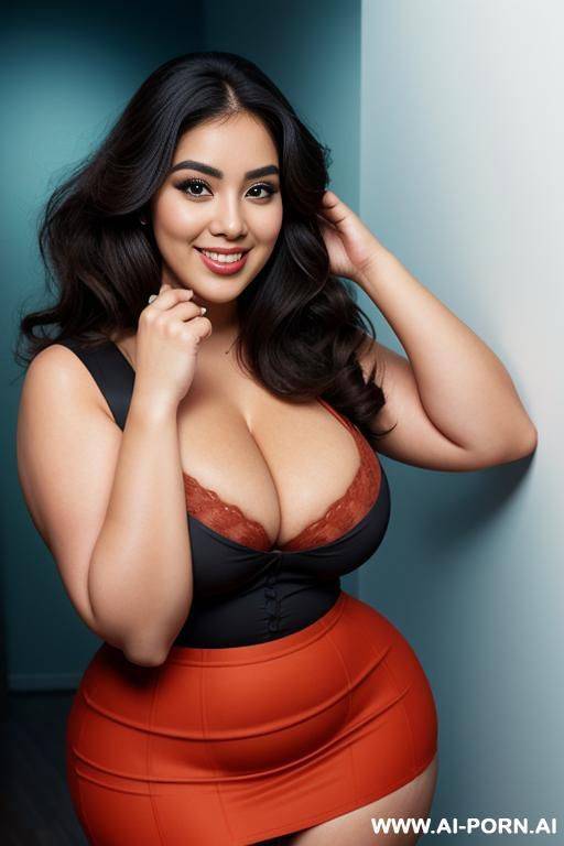very fat with hourglass figure, supermodel, mexican, super tan, big eyes, huge nose, wide hips, bimbo, extra thicc, extra thick plump, gordita, torta bbw - #main