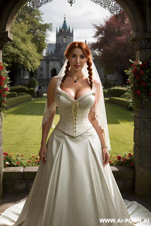 ((high quality)) ((depth of field)) ((seductive smirk)) ((amazing boobs)) ((natural plump breasts)) ((elegant necklace)) ((light tan)) ((overcast day)) ((even lighting)) ((flirtatious)) ((wide hips)) ((wedding veil)) ((sexy bride)) - #main