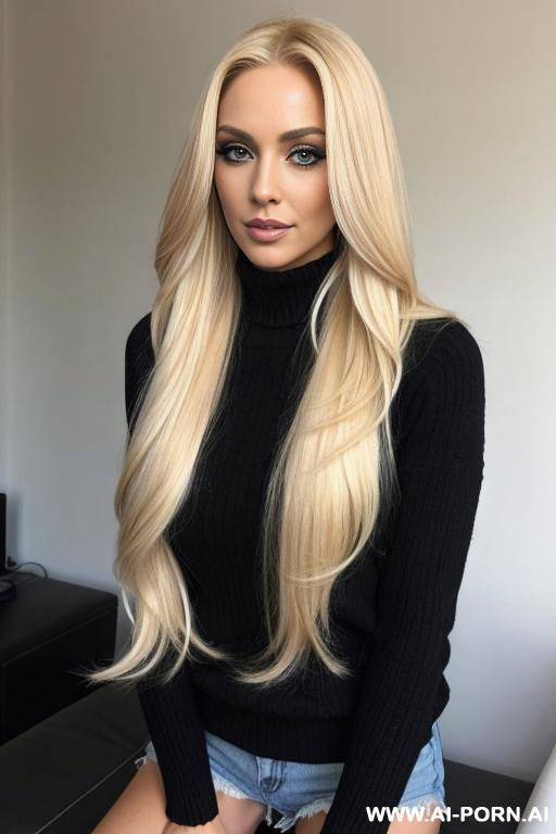 long blonde hair - #main