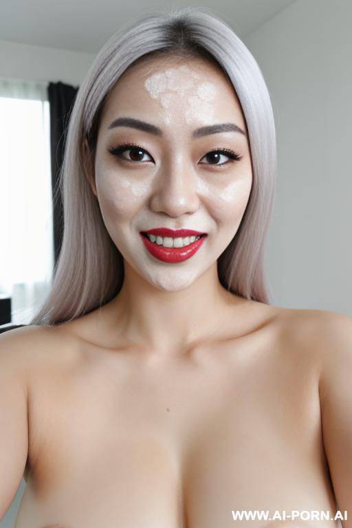 ahegaho woman with cum on her face. - #main