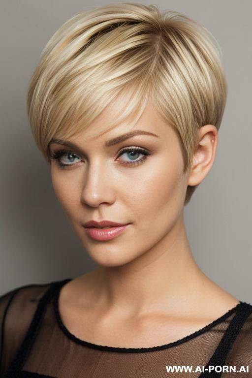 blonde hair, short bobcut hairstyle, pixie hair, short hair - #main