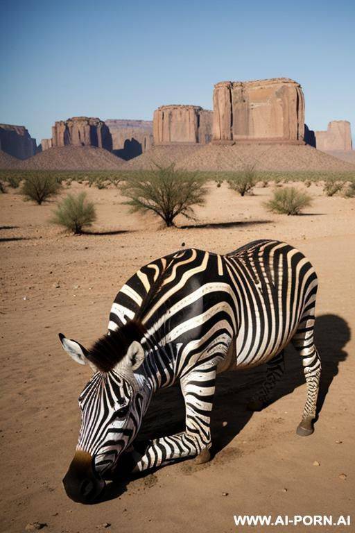 amateur beautiful mature and zebra (striped hoofed creature) on the image; mature is on all fours pose, saggy gigantic boobs, monstruosly giant breasts, extremely huge teardrop boobs, humongous - #main