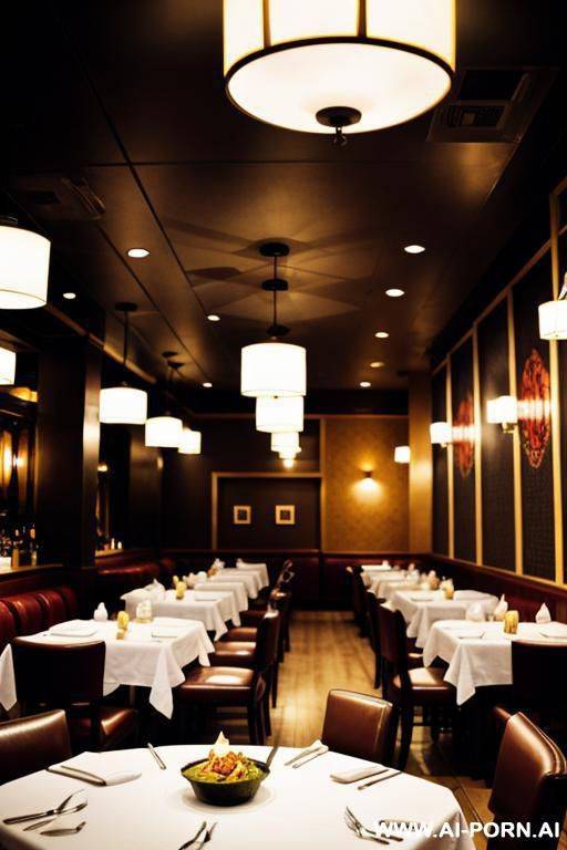 in a restaurant - #main