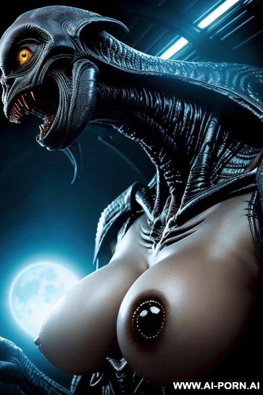 (extraterrestrial creature) (monster) (spaceship) - #main