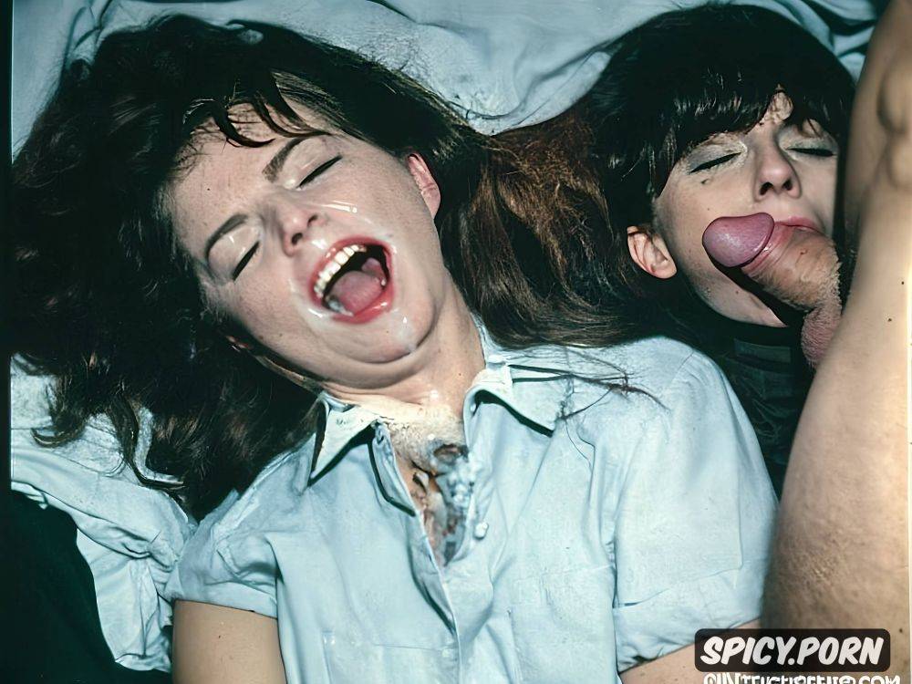 embossed characters high definition colors the vicious horny uncle ejaculate in the open mouth with fleshy lips of his niece while she sleeps and she in the sleep out of reflex swallow his cum - #main
