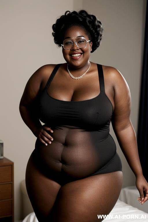 black woman, supermodel, pear shaped, scientist - #main
