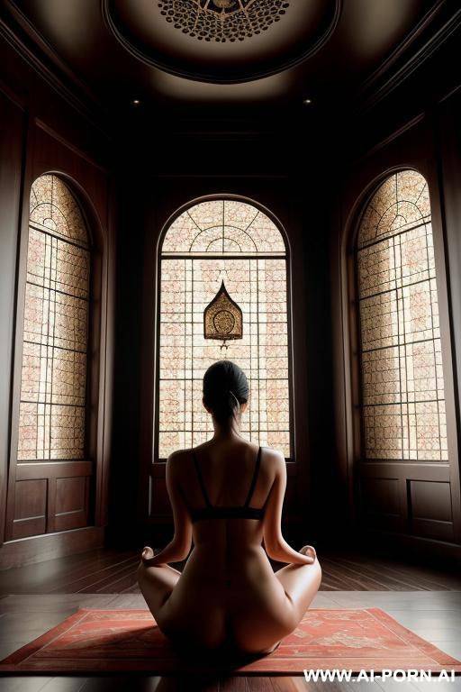 in a meditation room - #main