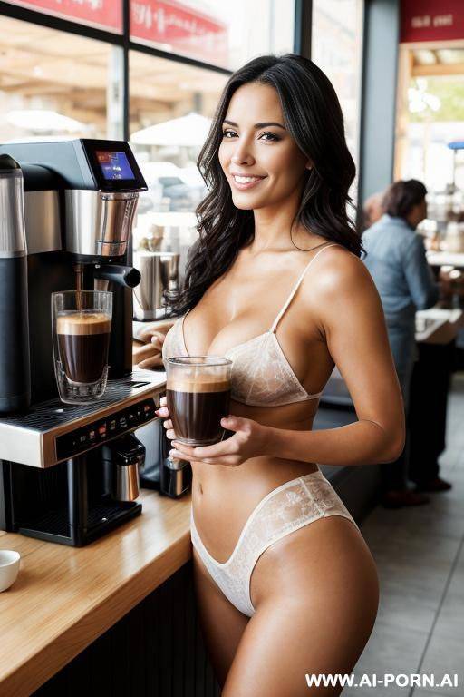 in a coffee station - #main
