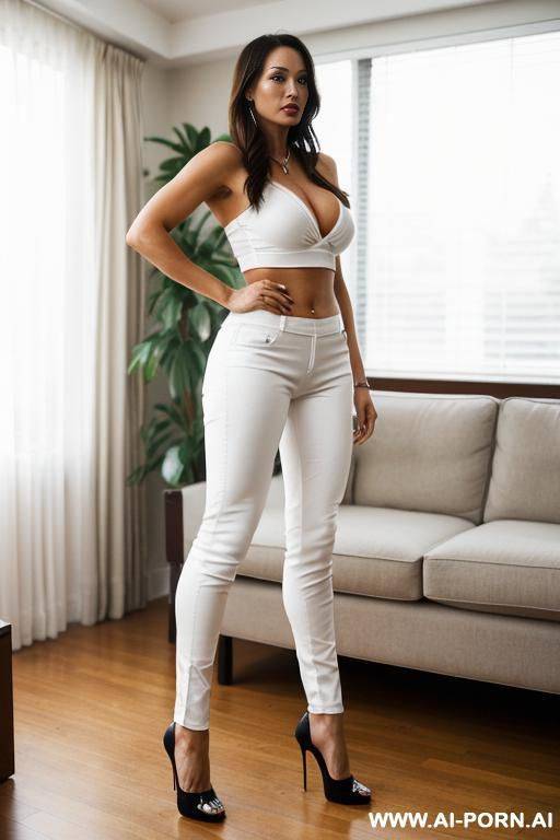 (tight white pants) - #main