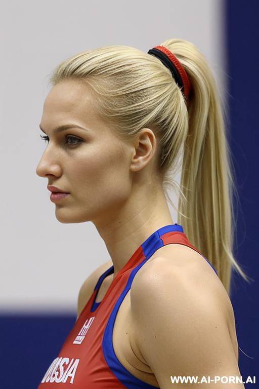 russian volleyball player blonde ponytail - #main