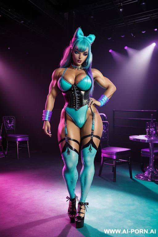 bowtie, bow tie, latex, leather outfit, punky doll lingerie, - #main