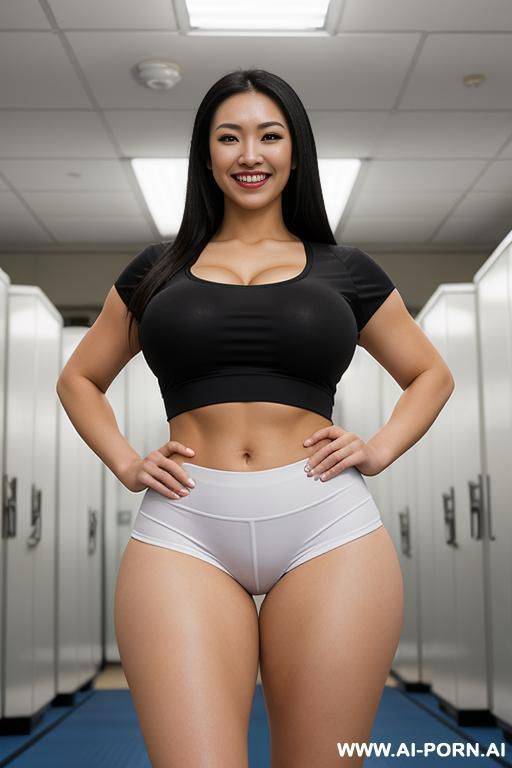 two women with large breasts, two women with giant buttocks - #main