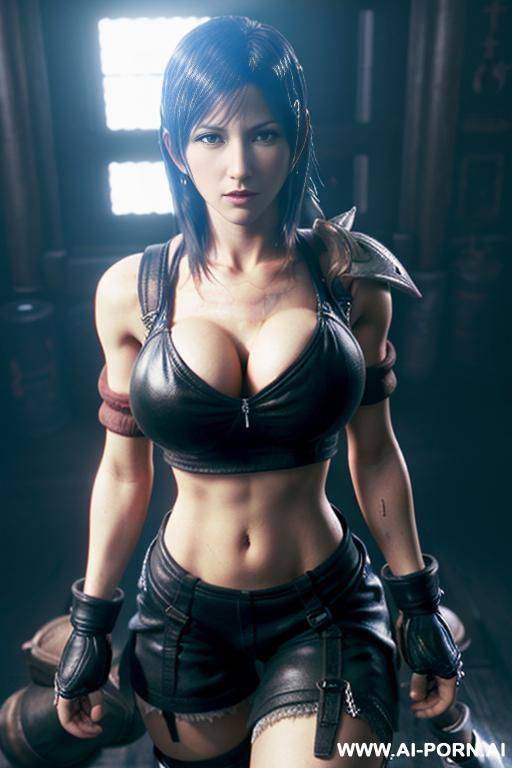 (((final fantassy tifa))), ((massive saggy boobs)), - #main